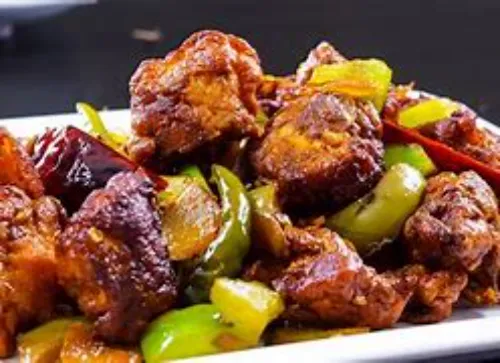 CHILLI CHICKEN WITH BONE